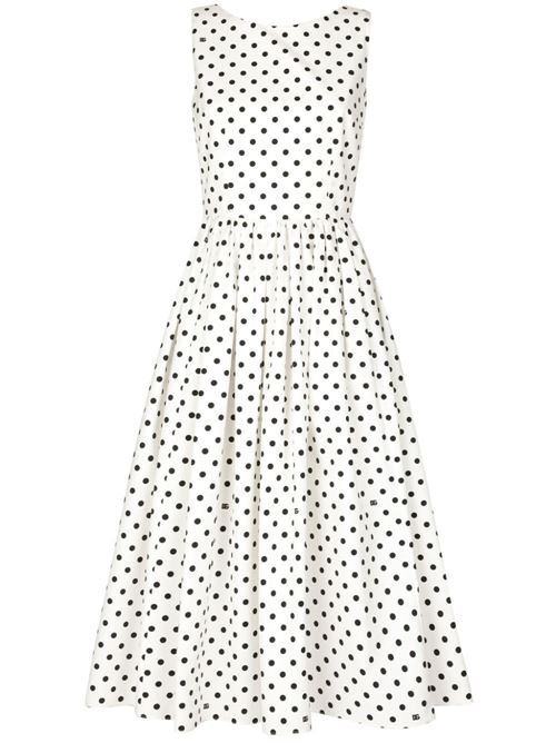 Midi dress with small polka dots DOLCE & GABBANA | F6JHVTHS5R7HWZQN